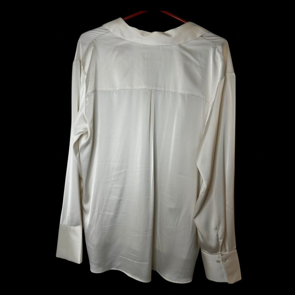 Cupcakes and Cashmere Cream Button Down Blouse - Picture 3 of 3